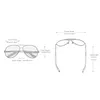 Polarisiertes UV400 Sonnenbrillen-Set XXL mit Etui - Produktbild-Vorschau 9