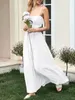 Damenkleid, langes, rückenfreies Kleid im Bohème-Stil mit Produktbild-Vorschau 4