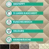novely® ALPEN Velours-Polsterstoff 3-lagig gesteppt - Produktbild-Vorschau 2
