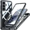 A disassembled phone case with a phone inside, showing its protective features. Produktbild-Vorschau
