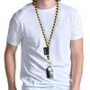 WEBBOMB® Tubular Lanyard Rosa / Schwarz rund weich mit Produktbild-Vorschau 2