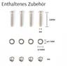 Novatool 4 x Gartenspies 10 x 6 x 18 cm Edelstahl Profi Produktbild-Vorschau 5