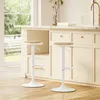 2 tabourets de bar | Couleur : bois et blanc | Dimensions : Voir les images du produit 8