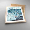 Gerahmtes Poster - Rahmen in heller Eiche - Flamingos Produktbild-Vorschau 3