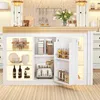 Uittrekbare eettafel met RGB-LED-verlichting, bestuurbaar Productafbeelding-voorbeeld 4