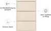 Alveon Schuhkipper Metall 3 Klappen schmal 51 x 15 x 108 cm Produktbild-Vorschau 7