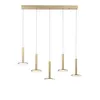 Nova Luce PALENCIA LED Pendelleuchte Messing 50W Warmweiss Produktbild-Vorschau 2