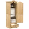 vidaXL Kleiderschrank Corona 55x52x170 cm Massivholz Kiefer Produktbild-Vorschau 2