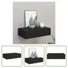 The Living Store Wandregal mit Schublade Schwarz 40x23,5x10 Produktbild-Vorschau 9