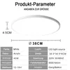 Deckenleuchte LED Deckenleuchte 30W Ø28 cm rund, flache Produktbild-Vorschau 3