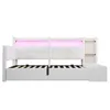 Stauraumbett mit LED-Beleuchtung, Aufbewahrung, Lattenrost, Produktbild-Vorschau 11