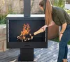 Westmann oceľové ohnisko na grilovanie Krb čierny 50x90x160 Náhľad obrázku produktu 3