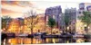 Bilder auf glas - Holland Kanal - 120x50cm - Glasbilder - Produktbild-Vorschau 1