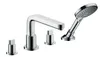 Hansgrohe Metris S 4-Loch Wannenarmatur Fertigset Auslauf Produktbild-Vorschau 4
