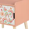 Comodino Relaxdays per bambini, con vano portaoggetti, L x Anteprima dell’immagine prodotto 5
