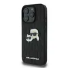A black iPhone case with a Karl Lagerfeld and Choupette graphic. Anteprima dell’immagine prodotto