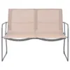 The Living Store 4-tlg. Garten-Lounge-Set Stoff und Stahl Produktbild-Vorschau 2