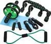 Fitness-Set 7-teilig in Grün – AB-Wheel, Springseil, Produktbild-Vorschau 4