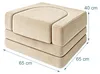 Relaxdays kinderfauteuil, modulair, 4-delig, zachte Productafbeelding-voorbeeld 4