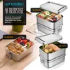 Arendo, pojemnik na lunch ze stali nierdzewnej, Podgląd zdjęcia produktu 3