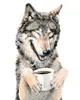 Zuty - Malen nach Zahlen - WOLF UND KAFFEE (HOLLY Produktbild-Vorschau 3