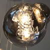 ZMH lampa wisząca stół jadalny 4 płomienie szara lampa Podgląd zdjęcia produktu 2