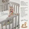 Love For Sleep Grau Babybett Gitterbett mit Schublade 120 x Produktbild-Vorschau 7