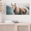 DEQORI Hybrid Leinwand Bild 60x30 cm 'Wächter der Berge' Produktbild-Vorschau 4