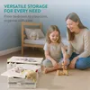 Navaris 2er Set Unterbett Aufbewahrungsbox - 58 x 38 x 15 Produktbild-Vorschau 5
