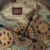 Formano XXL Wanduhr Weltkarte 58cm Metall Uhr mit Produktbild-Vorschau 4