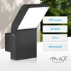 LED Außenwandleuchte: Schwarz, Aluminium, 10W, 1504A-BK Produktbild-Vorschau 4