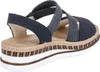 Rieker Damen-Sandalette Pazifik-Blau, Farbe:blau, EU Produktbild-Vorschau 16