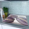 Spritzschutz Herdabdeckplatte Schneidebrett aus Glas Lila Produktbild-Vorschau 2