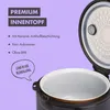 REISHUNGER Basis Reiskocher, schwarz inkl. Basmati Reisglas Produktbild-Vorschau 5