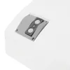 A close-up view of a white electric anchor winch with a gray mounting plate and a black toggle switch. Náhled obrázku produktu