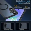 A close-up marketing image showing a phone case with its protective features highlighted. Podgląd zdjęcia produktu