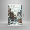 Bilder auf glas - Einteilig - Stadt Straße Haus - 80x120cm Produktbild-Vorschau 3