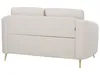 BELIANI 2-Sitzer Sofa Hellbeige Stoffbezug mit Armlehnen Produktbild-Vorschau 6