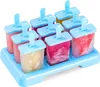RealG RC-K-1779 Stampi per ghiaccioli, 9 pezzi, azzurro Anteprima dell’immagine prodotto 5