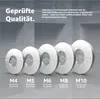 50x rondelle M8 Acciaio inox Rondelle piatte, Ø 18,00 mm Anteprima dell’immagine prodotto 4