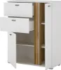 Highboard weiß mit Eiche LOVENO-61 Produktbild-Vorschau 3