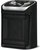 A black Rowenta Mini Excel Eco Safe SO9266 heater is shown against a white background. Voir les images du produit