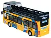 Kovový dvojposchodový autobus ZA2094 - žltý Náhľad obrázku produktu 7
