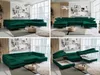 Wohnzimmersofa U-form, Eckcouch, Schlaffunktion und Produktbild-Vorschau 2