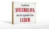 Holzschild Spruch 18x12cm genieße den Augenblick Leben Produktbild-Vorschau 1