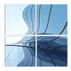 DEQORI Glasbild Echtglas 4x50x50 cm 'Spiegelfläche an Produktbild-Vorschau 2