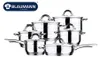 Blaumann 6-teiliger Edelstahlpfanne Glassdeck. Produktbild-Vorschau 5
