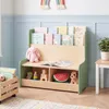 COSTWAY 3 in 1 Bücherregal Kinder mit Sitzbank, Kinderregal Produktbild-Vorschau 8