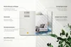 Berge im Nebel – Rechteckiger Spiegel mit Druck 80x60 cm – Produktbild-Vorschau 8