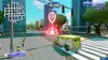 A video game scene showing an ambulance driving through a city street with a map and timer displayed. Produktbild-Vorschau
